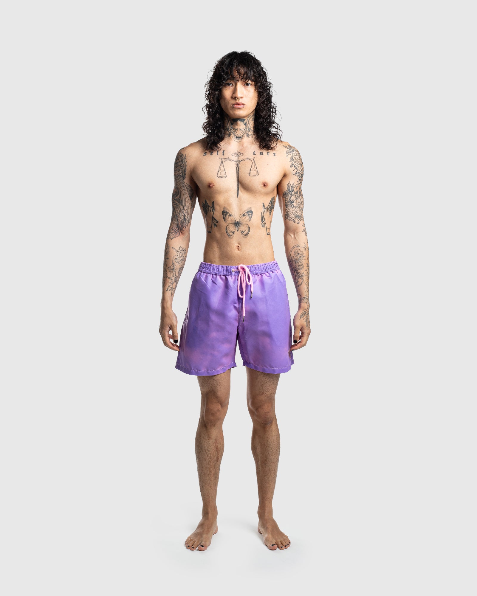 Lavender Swim Short V2