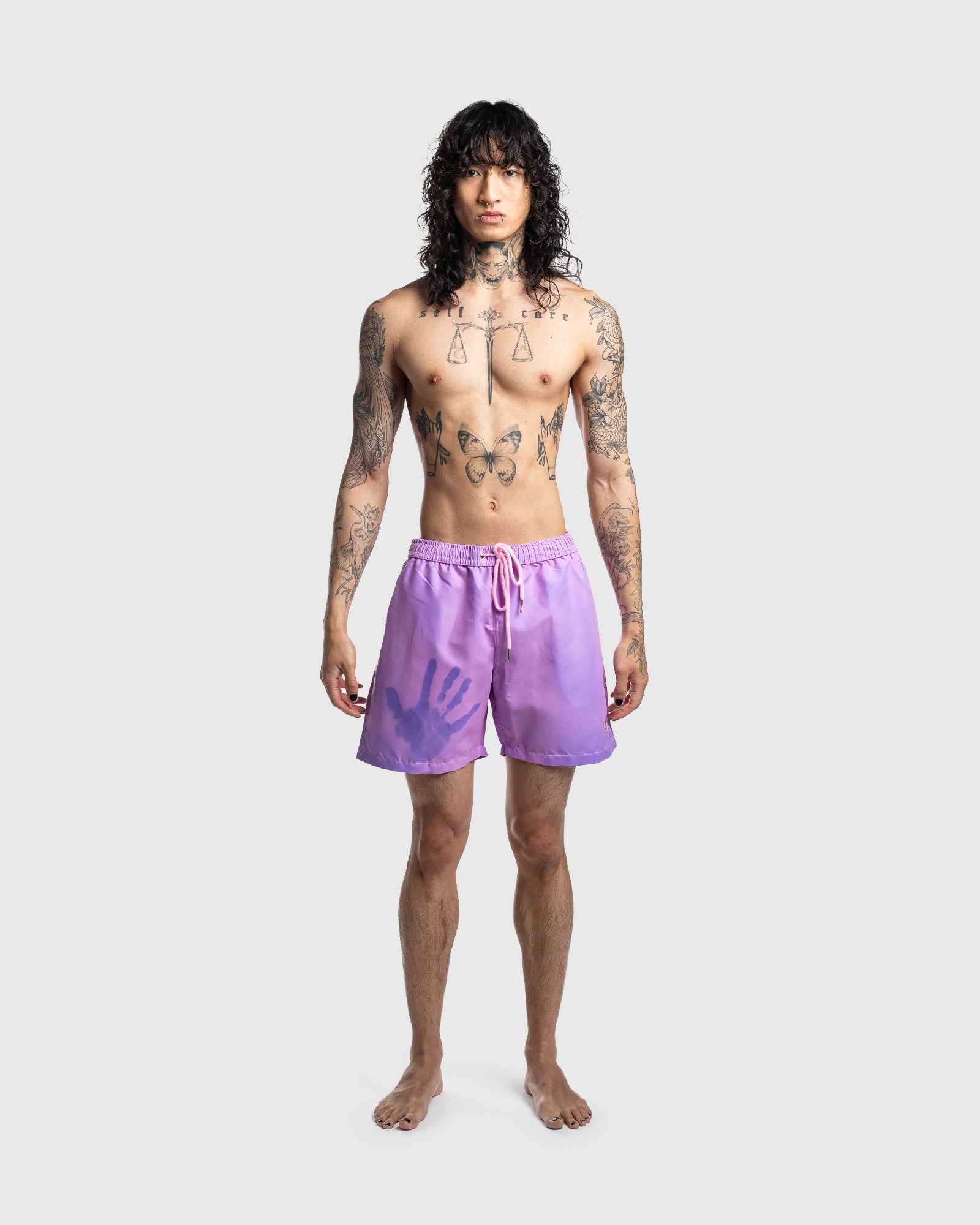 Lavender Swim Short V2
