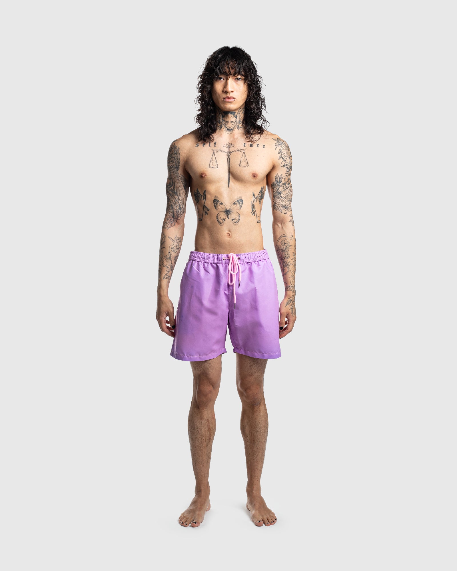 Lavender Swim Short V2